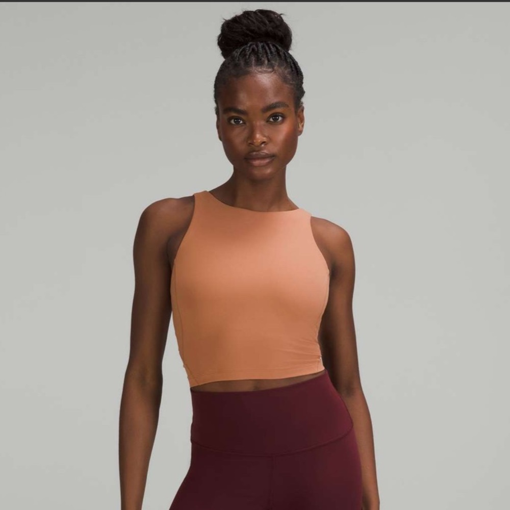 Lululemon Align High-Neck Tank Top- Dusty Clay